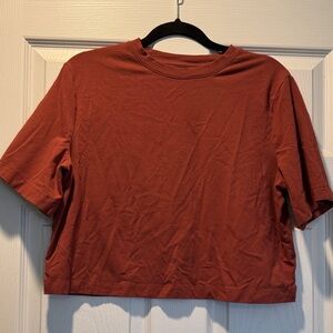 a new day Terracotta Crop Top